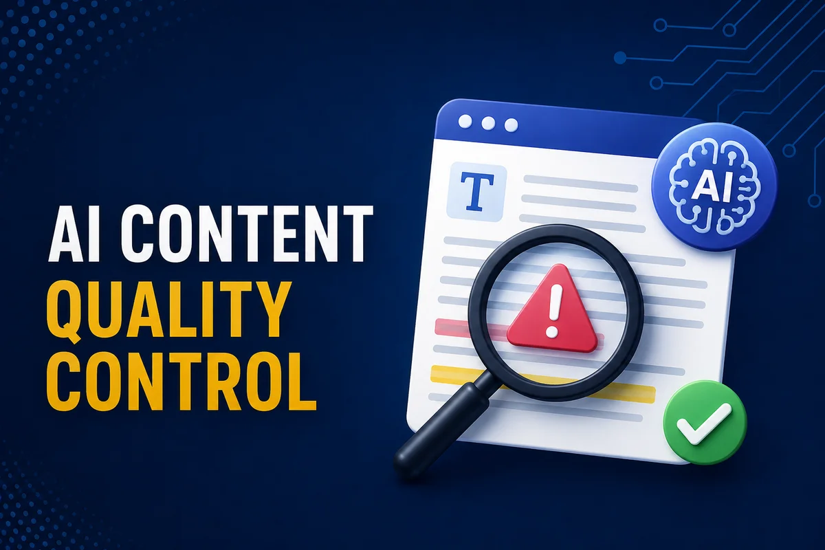 AI Content Quality Control: How to Catch Problems Before Publishing